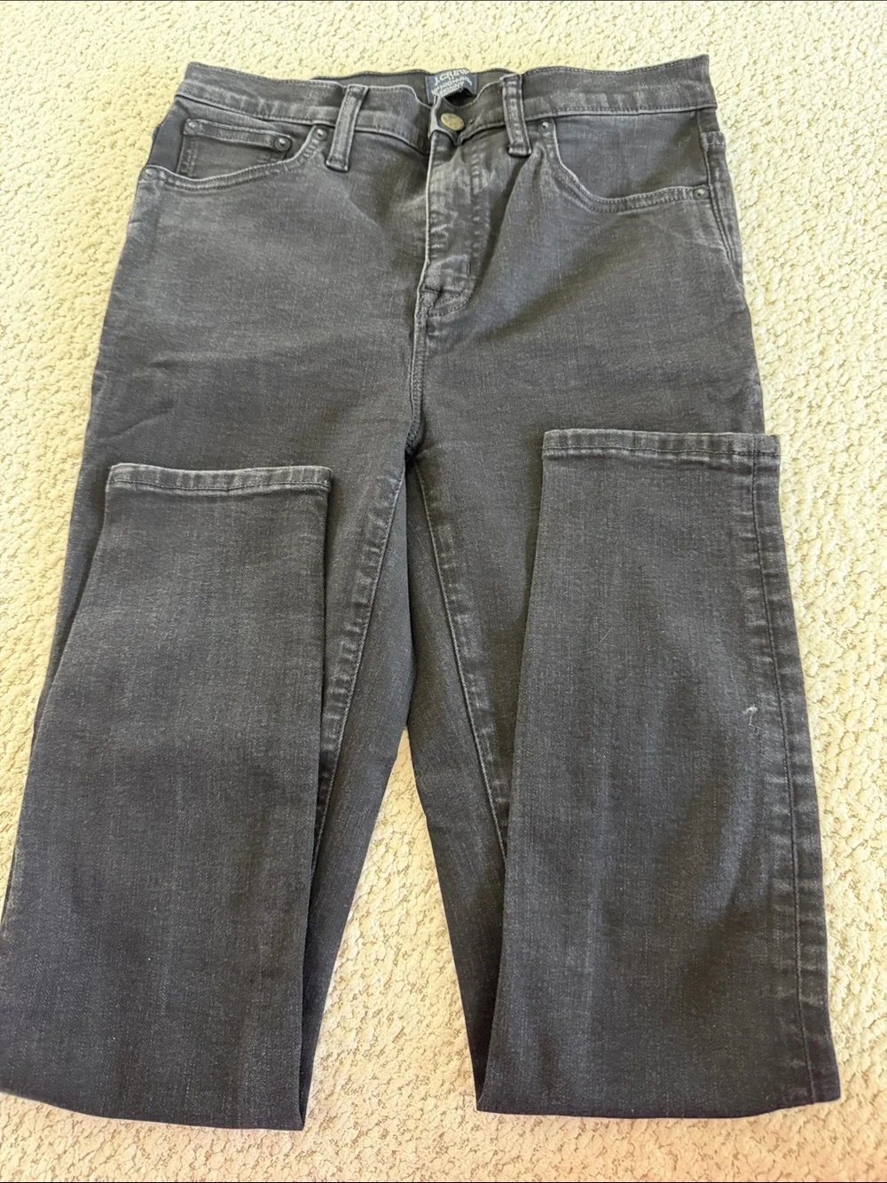 J. Crew Women's Skinny Jeans in Washed Black